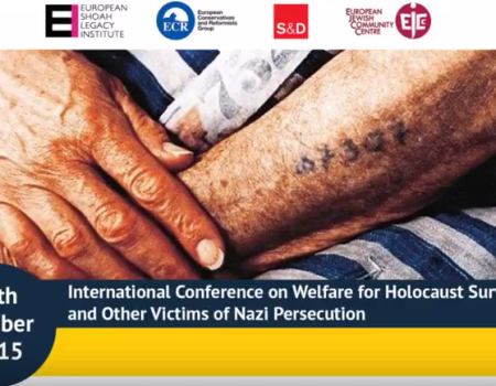 Audio from the second seminar on welfare for Holocaust survivors and other victims of Nazi persecution was held at the European Parliament in Brussels, 13th October 2015.